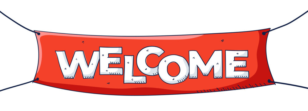 doodle welcome banner
