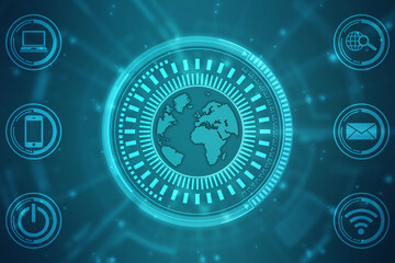 Internet binary data code computing or transmission process,Internet data transmission, Binary Code Background, Digital Abstract technology background
