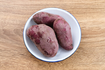 Purple Sweet Potato (ubi ungu), food preparation