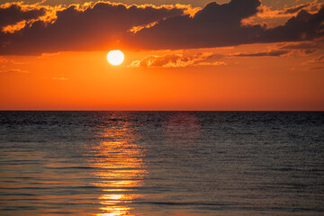 Lake Michigan sunset 