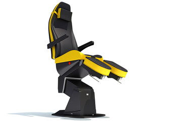 Medical Examination Chair 3D rendering on white background