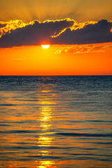 Lake Michigan sunset 
