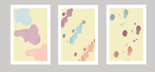 abstract background with watercolor blots