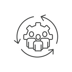 Customer interaction icons  symbol vector elements for infographic web