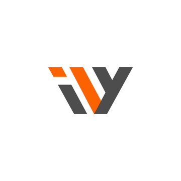 Letter IVY, YVI, VIY Logo Template vector symbol 