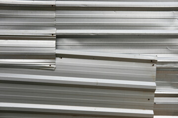 close up of a stack of metal