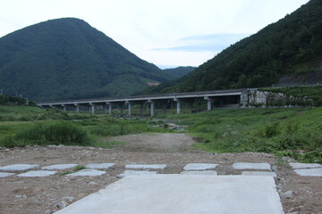 bridge in the mountains