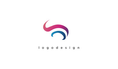 Fototapeta premium Abstract Letter S Logo. Usable for Business and Company Logos. Flat Vector Logo Design Template Element.