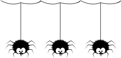 Fototapeta Cute Spider Vector illustration. Cute Spider Clip art or image. obraz