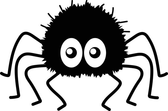 Cute Spider Vector illustration. Cute Spider Clip art or image.