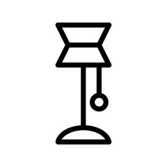 Stand lamp icon template