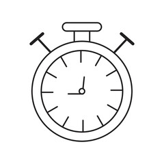 stopwatch timer retro countdown measurement vector icon