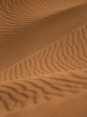 Desert sand dunes of California