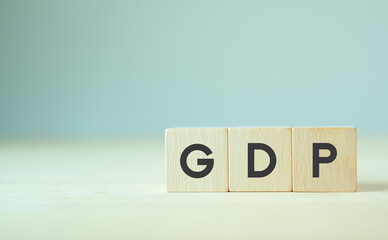 GDP, Gross domestic product concept. Total monetary or market value of all the finished goods and services produced within a country’s borders. Economic snapshot, estimate economy size and growth rate