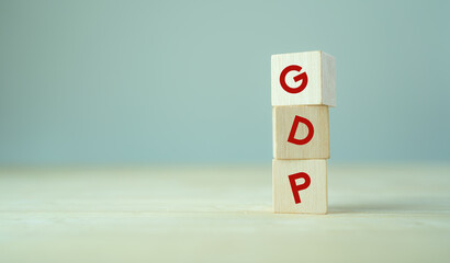 Negative GDP, Gross domestic product in a recession. Total monetary of all the finished goods and services produced within a country’s borders. Economic snapshot, estimate economy size and growth rate