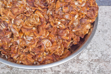 Tamarind processing, Fresh brown tamarind fruit as background