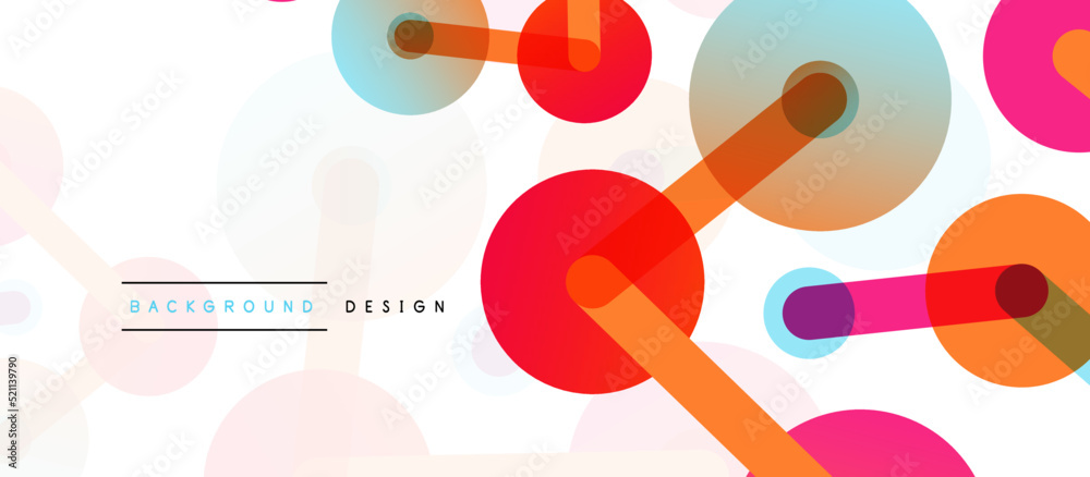 Poster network concept abstract background. dots connection. big data idea. business template for wallpaper