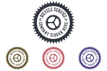 Bike Logo Icon Vector, vehicle for sports, racing, casual, downhill, retro template
