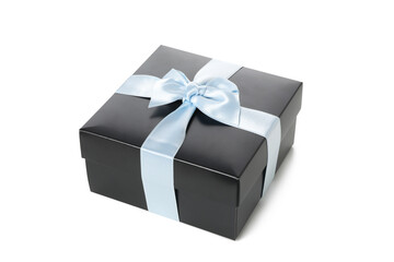 Fototapeta premium Gift box with bow isolated on white background