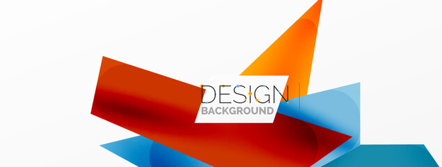 Background abstract overlapping shapes. Minimal composition vector illustration for wallpaper banner background or landing page