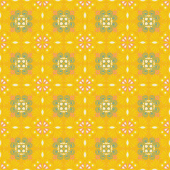 Garden Nature Seamless Pattern Floral Background Damask Aboriginal Ornament Art