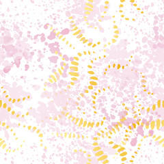 Ink Stains Seamless Pattern. Fashion Concept.