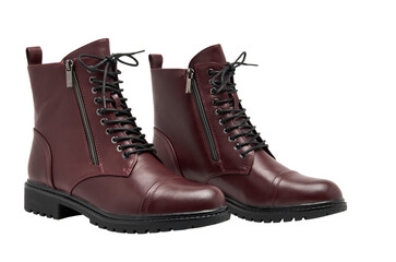 Pair of shoes isolates on white background