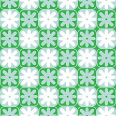 Abstract Geometric Psychedelic Monochrome Florals Squares Seamless Pattern Trendy Fashion Colors Perfect for Allover Fabric Print or Wrapping Paper