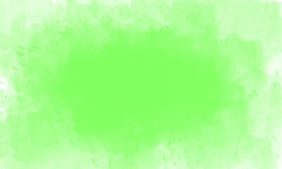white background with green brush