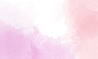 white background with purple pink brush
