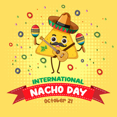 International Nacho Day Banner Design