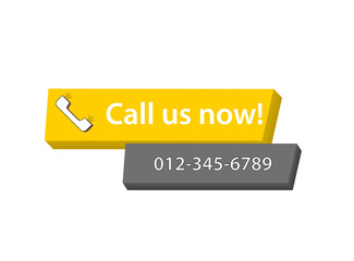 Call us now button. Call sign. Phone number. Vector on isolated white background. EPS 10