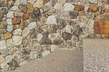 Texture of a stone wall. Old castle stone wall texture background. Stone wall as a background or texture. Part of a stone wall, for background or texture.