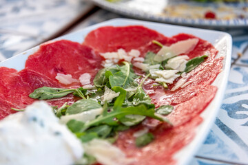 Meat carpaccio