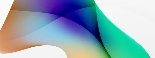 Fluid color abstract background. Liquid gradients, wave pattern. Trendy techno business template for wallpaper, banner, background or landing