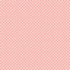 Checkerboard pink vector seamless pattern. Geometric abstract background. Checkered surface design.