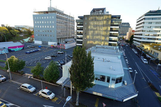 Aerial view of Hamilton, New Zealand