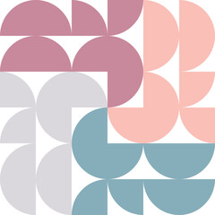 Pastel tile . An abstract geometric motif. Tile element for fabric, cover, wrapping paper, print and web projects. Scalable vector