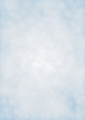 Vector Magical Glowing Background with Silver and Purple Falling Hexagon on Blue. Falling Snow. Glittery Confetti Frame. Christmas and New Year Design. Winter Sky with Bokeh Snowfall.