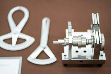 Measuring specimen kit for training purposes in a metrology lab.