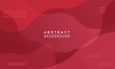 Red wave abstract background. Vector illustration. EPS 10.