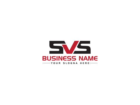 Abstract SVS Logo Letter Design, Colorful SV s v s Logo Icon Vector Image And Three Letter Design For Your All Business