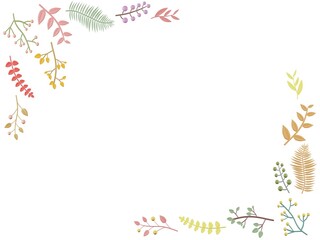 葉っぱ　フレーム