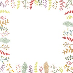 葉っぱ　フレーム