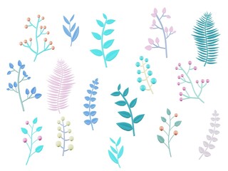 葉っぱ　セット