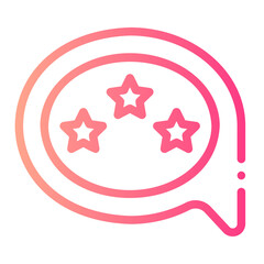 rating gradient icon