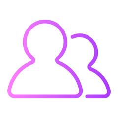 users gradient icon