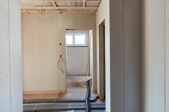 Flur oder Korridor in Haus bei Neubau Projekt