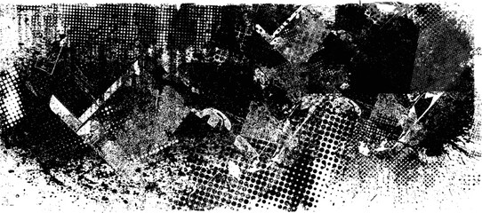 Grunge urban background. Vector. Textured banner . Futuristic digital background. Grungy effect . Abstract,splattered , dirty,cyber punk poster for your design. 