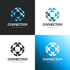 Logo moderno para empresa tecnológica con degradado © Riccardo